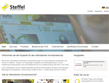 Tablet Screenshot of kks.steffel.com